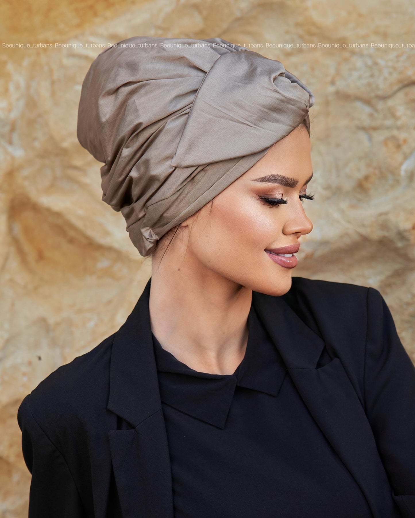 Ring taffeta turban