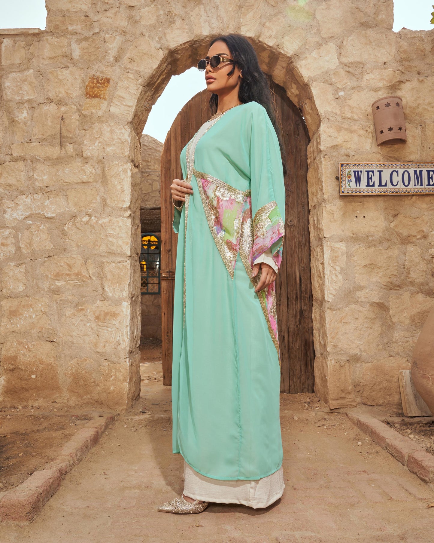 Konouz chiffon cardigan