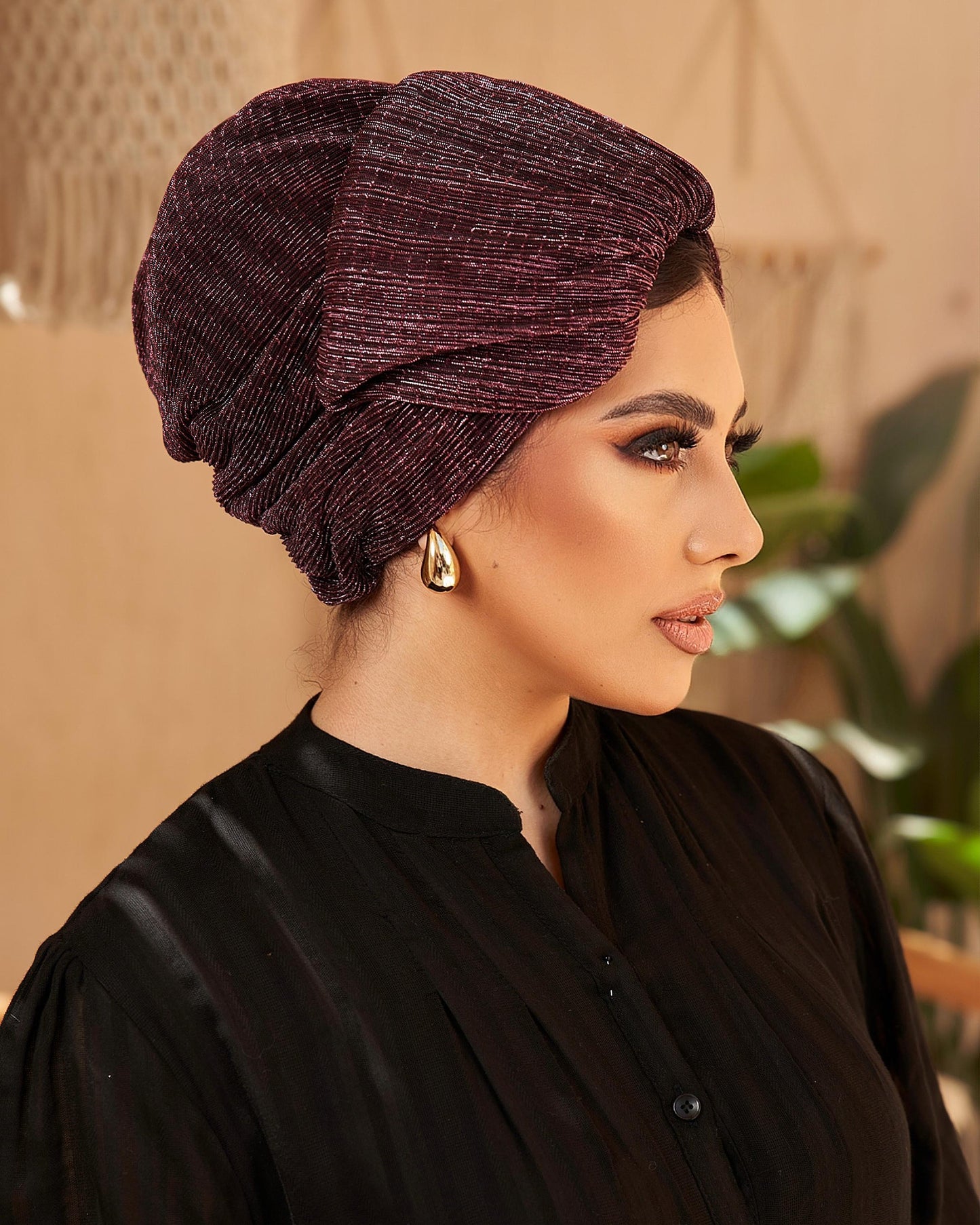Round wing turban