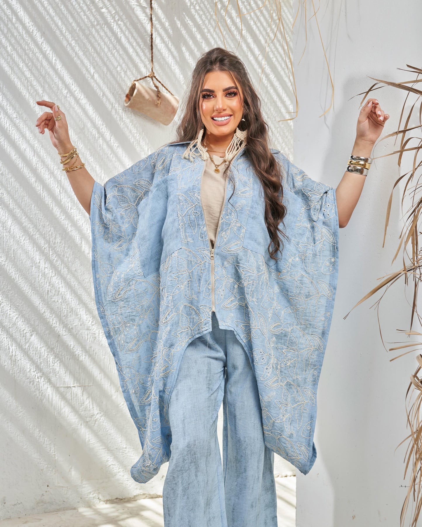 Linen embroidery set