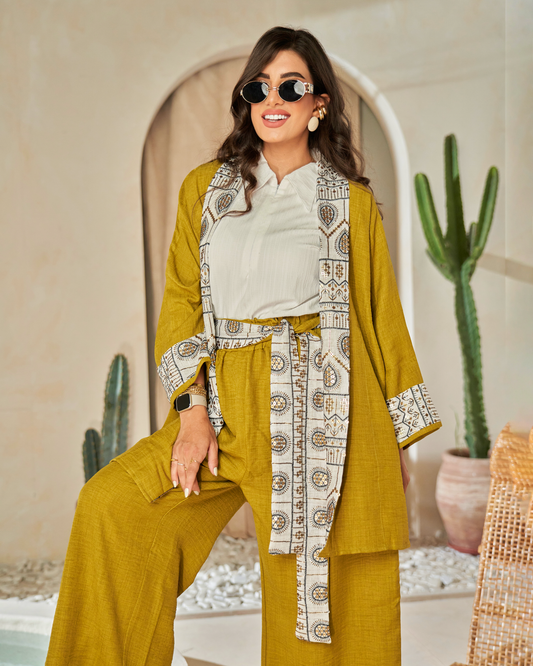 Linen 2 pieces suit