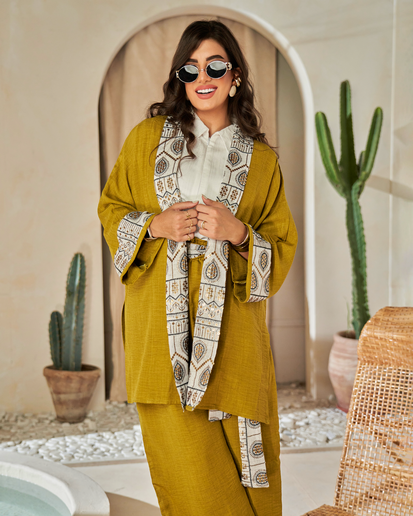 Linen 2 pieces suit