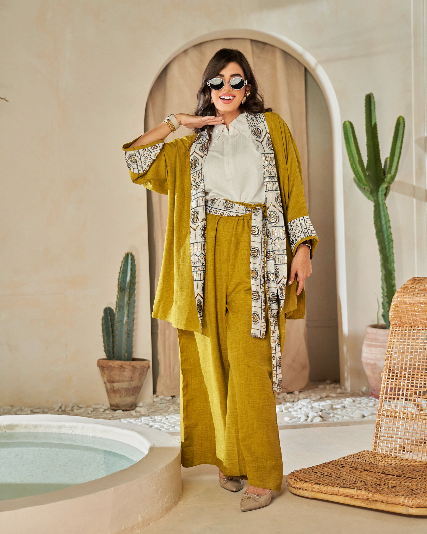 Linen 2 pieces suit