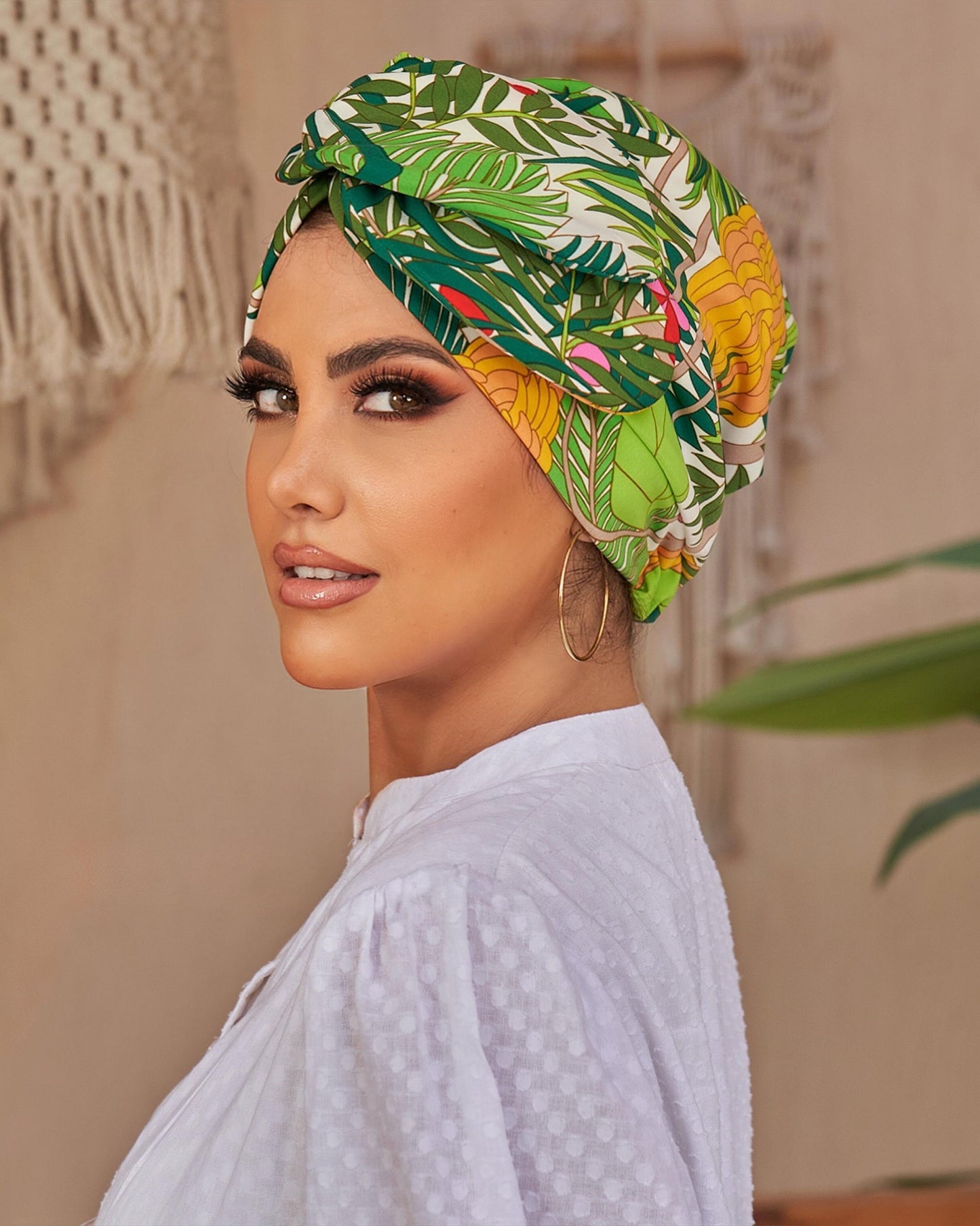Half wire turban