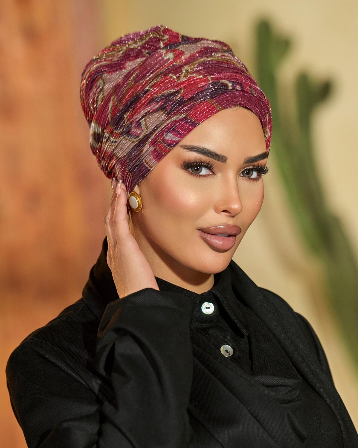 Draped turban