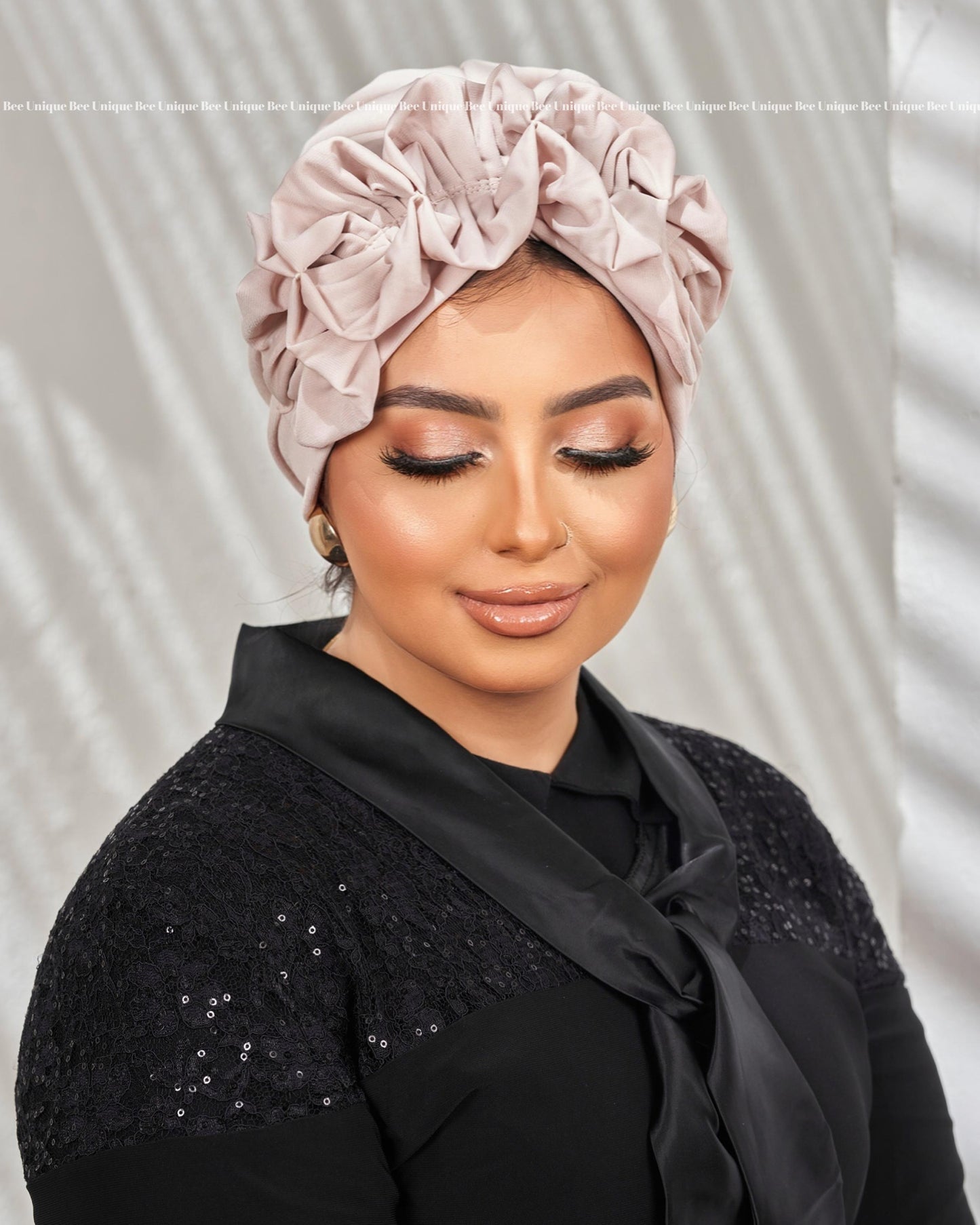 Fluffy Lycra turban