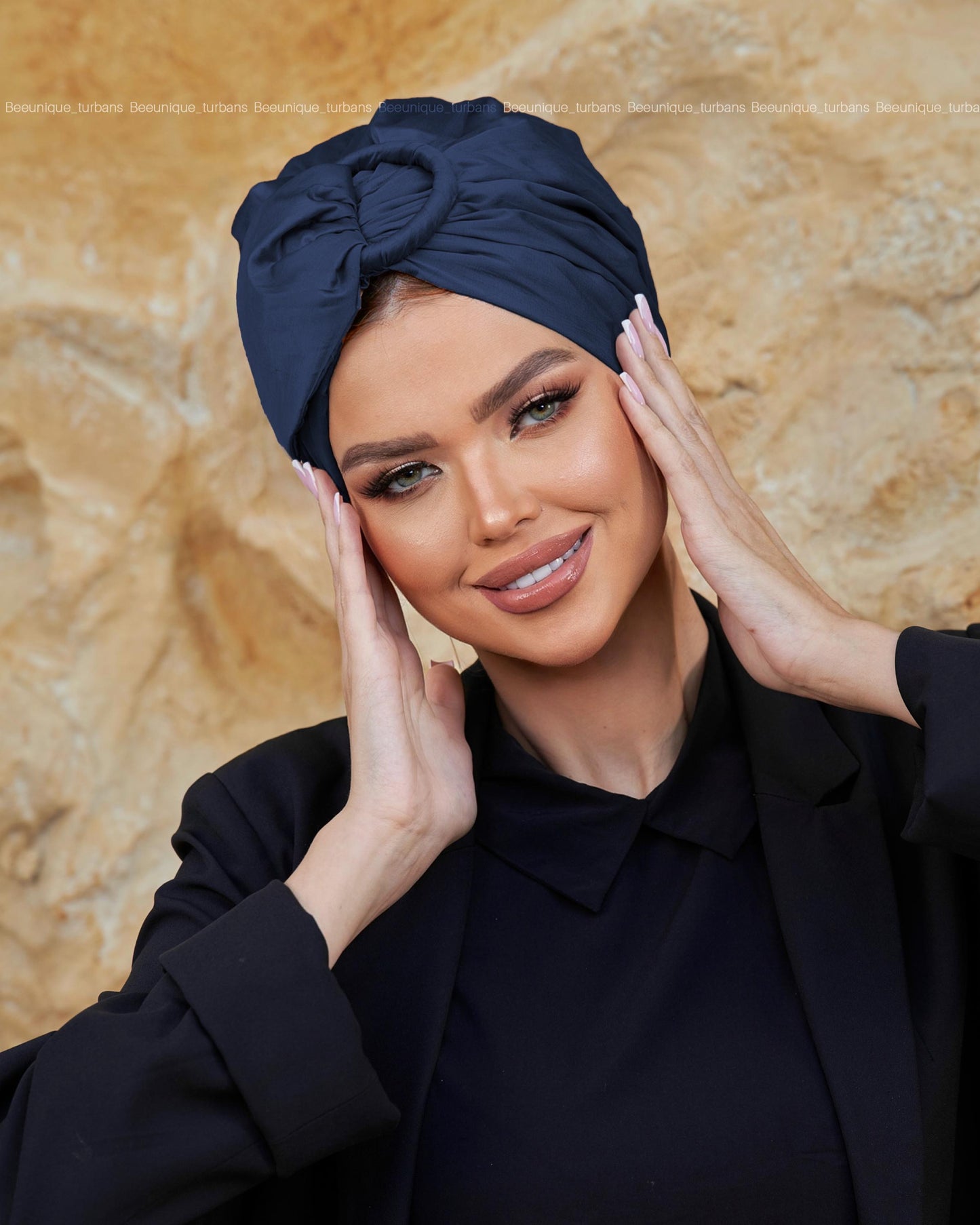 Ring taffeta turban