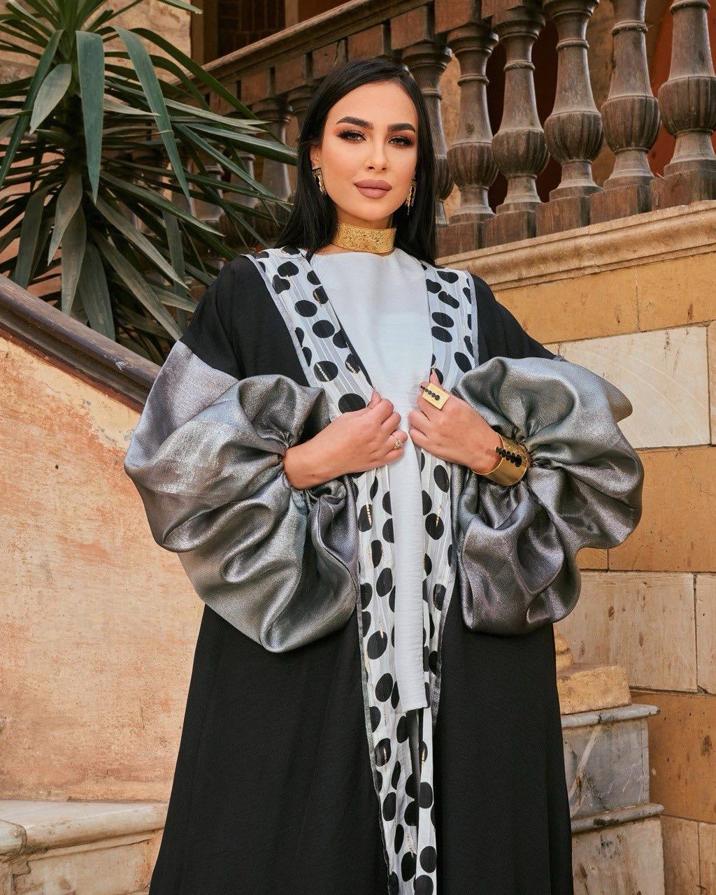 Puffy sleeves abaya