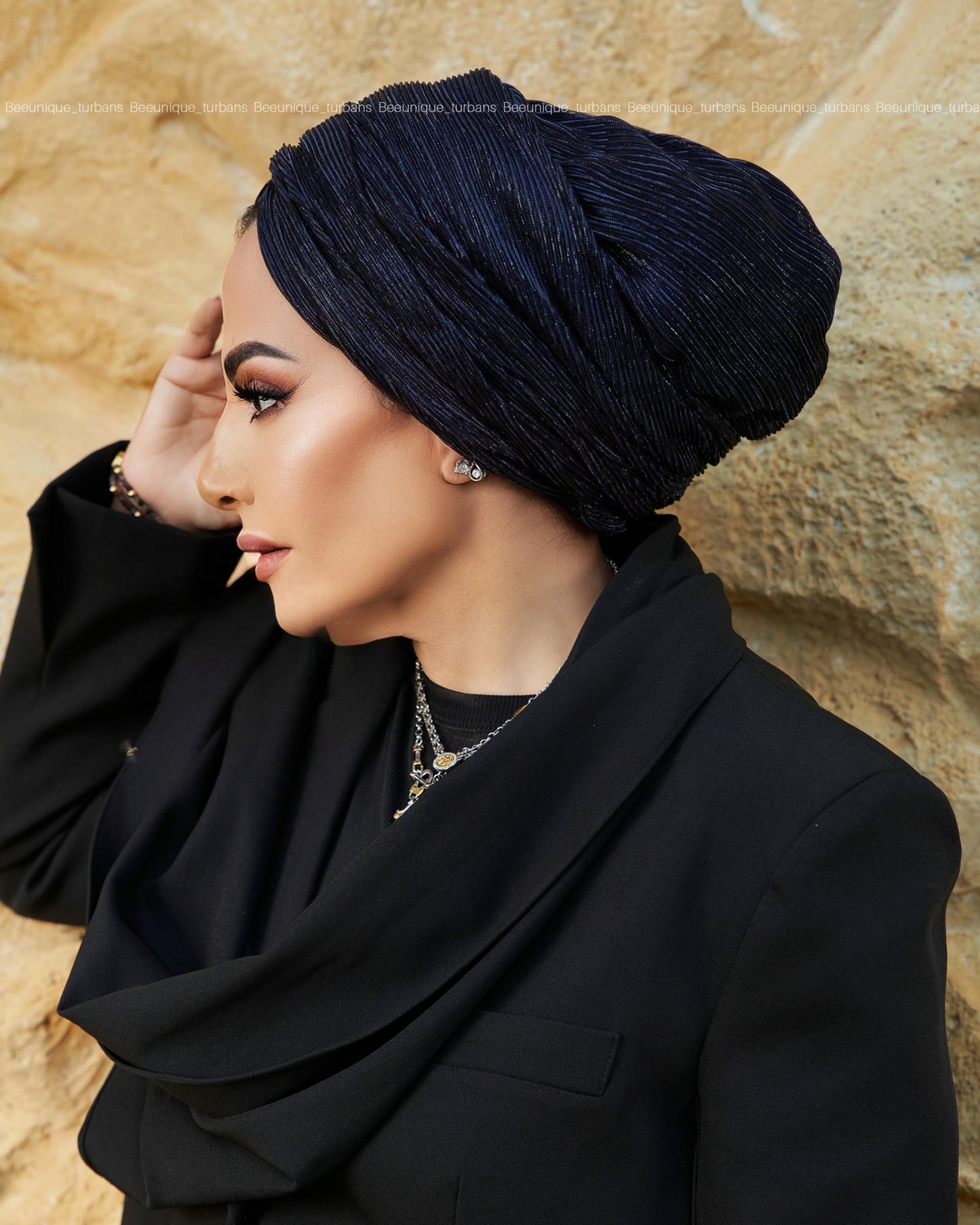 Draped turban
