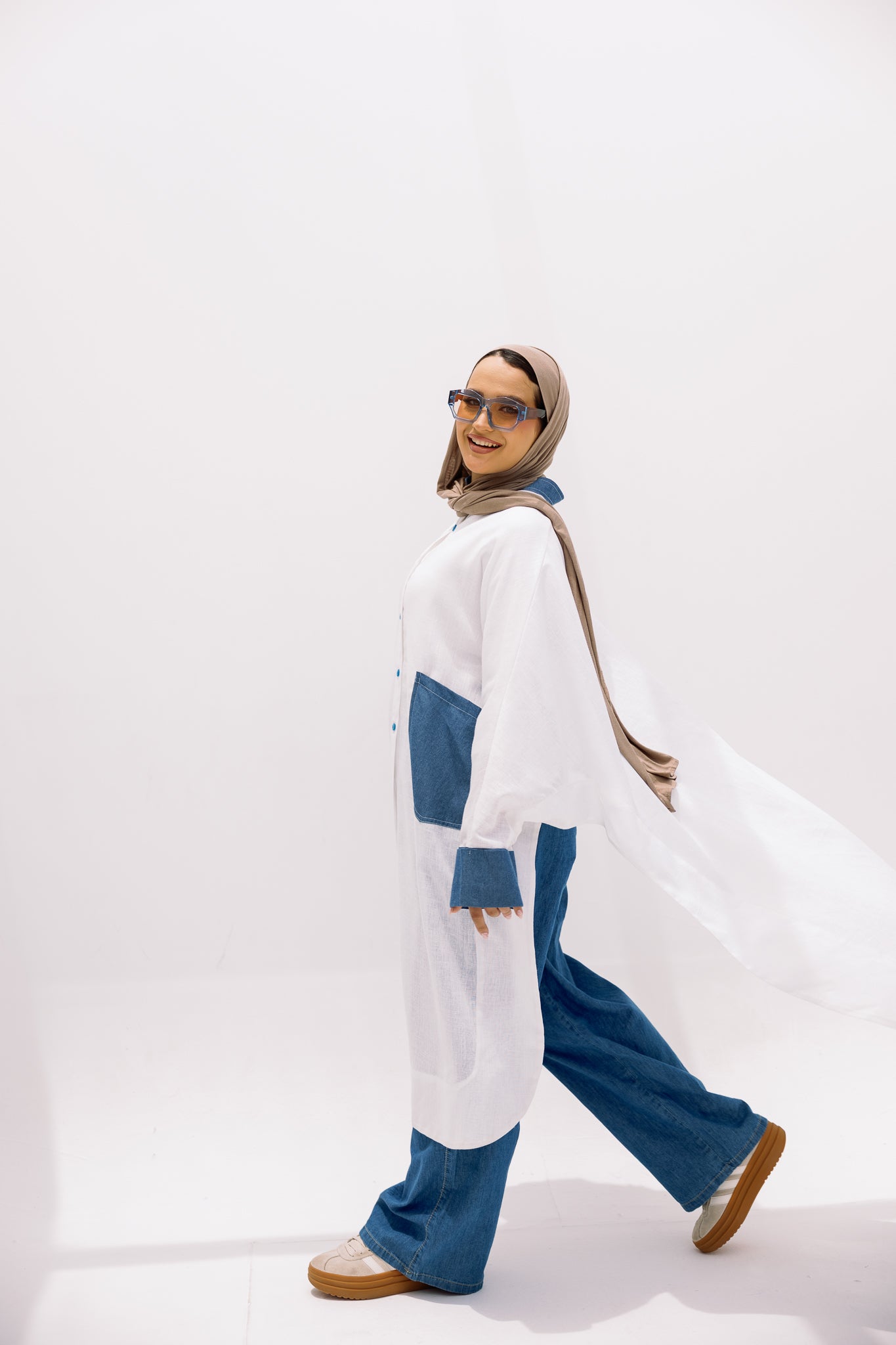 linen long shirt