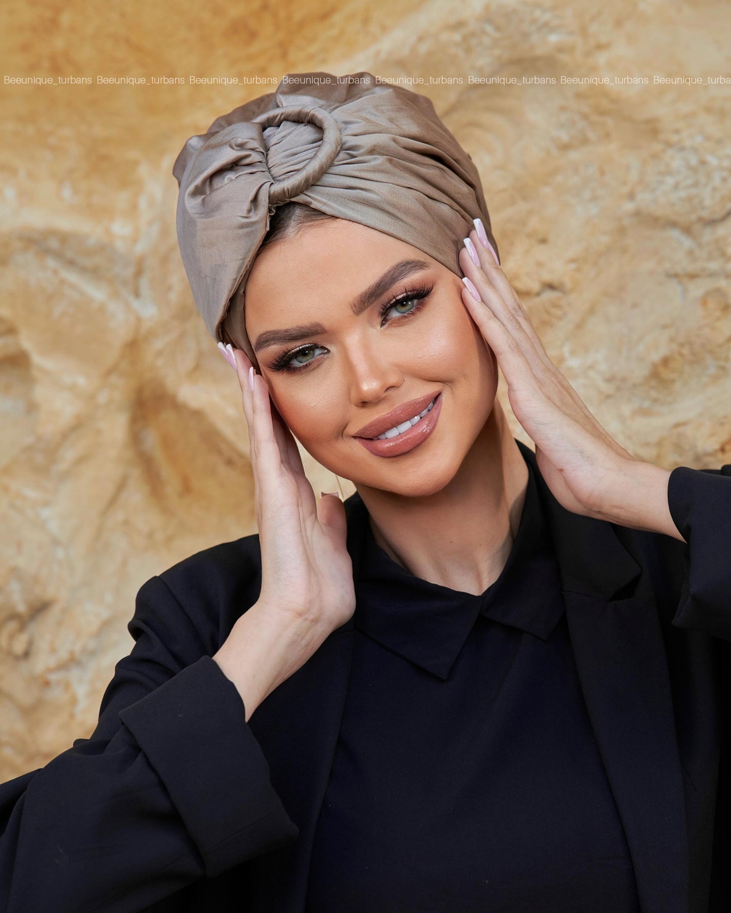 Ring taffeta turban