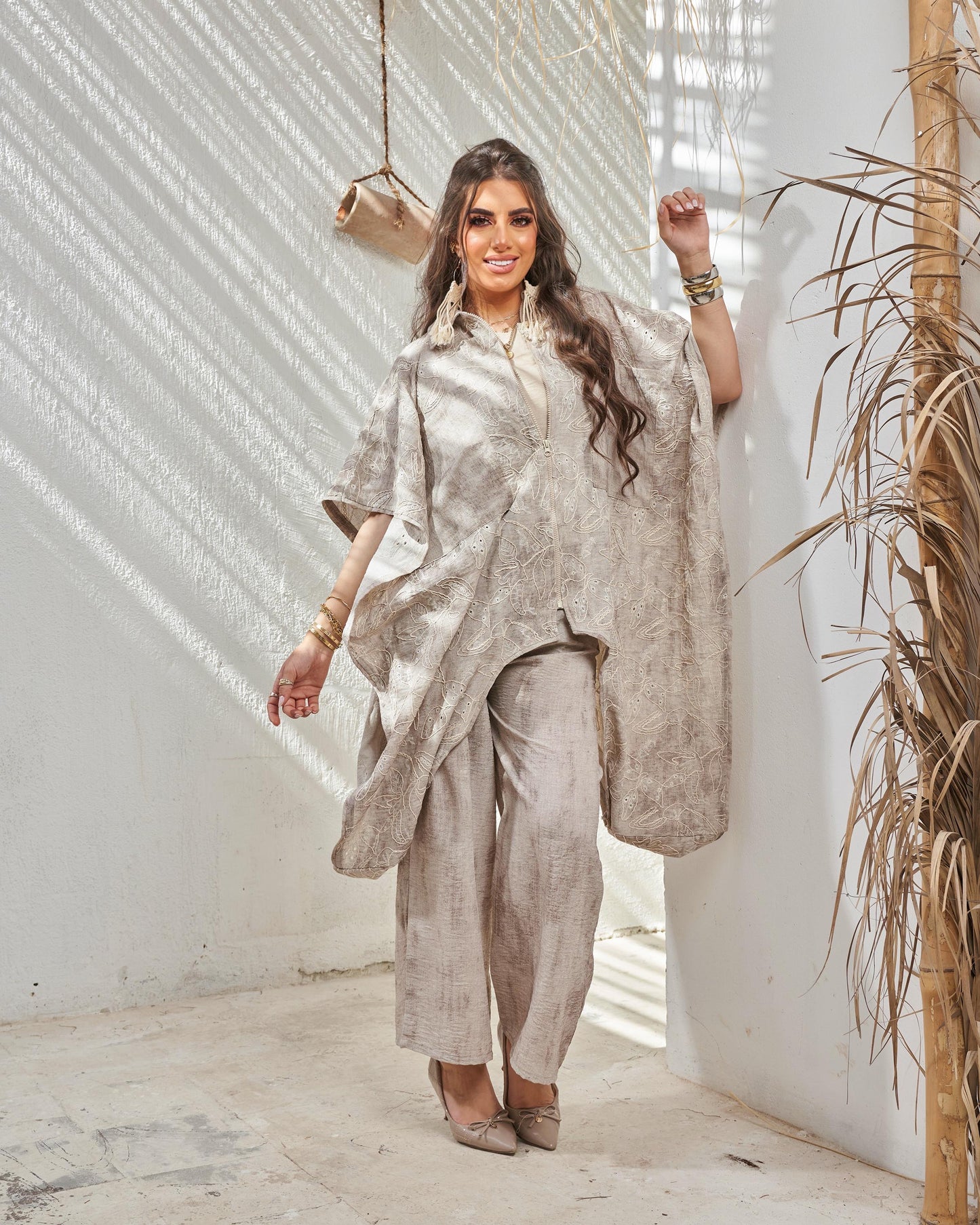 Linen embroidery set