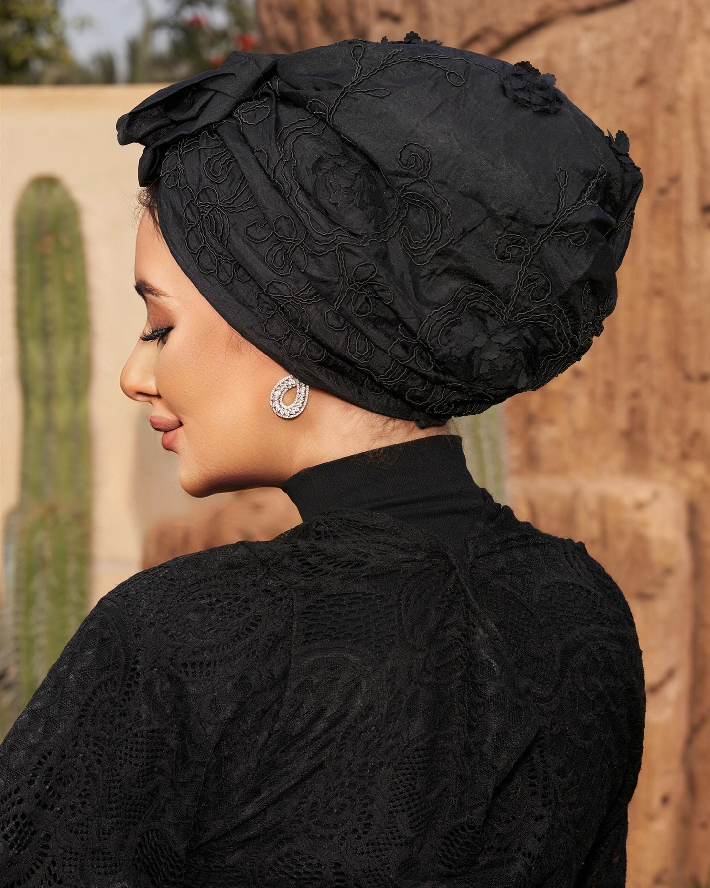 Double bow turban