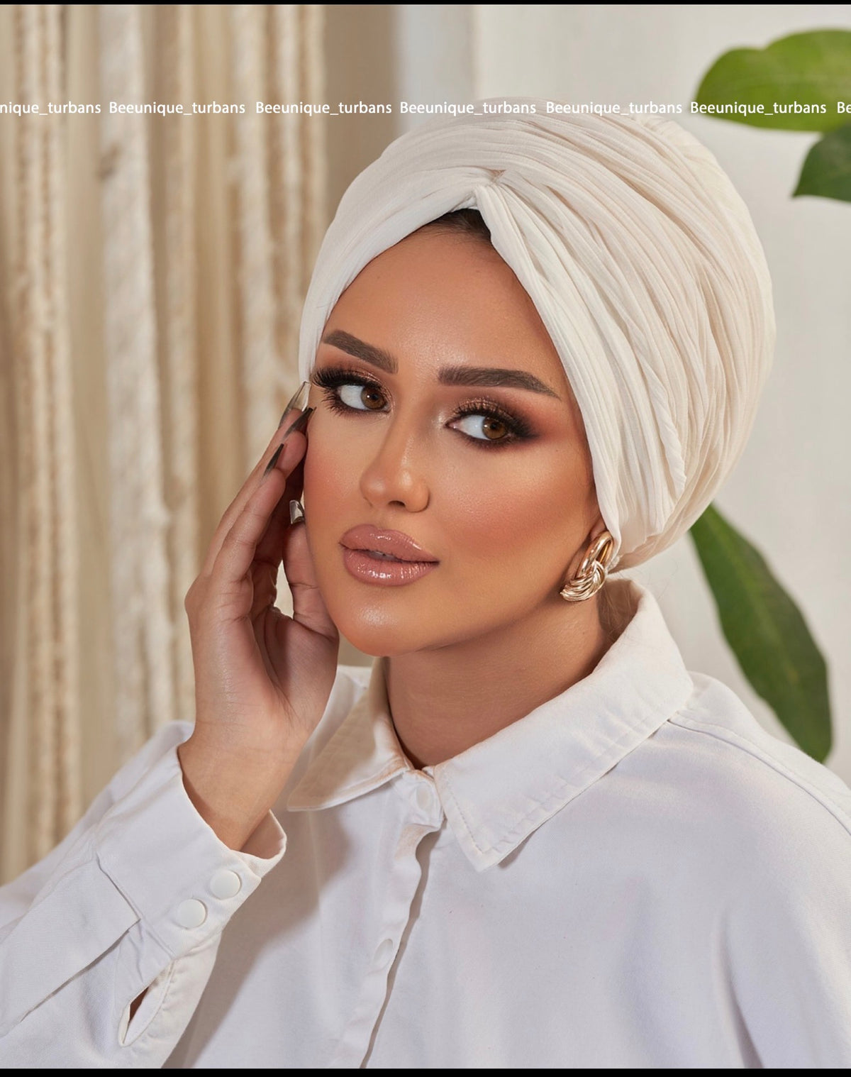 Draped turban