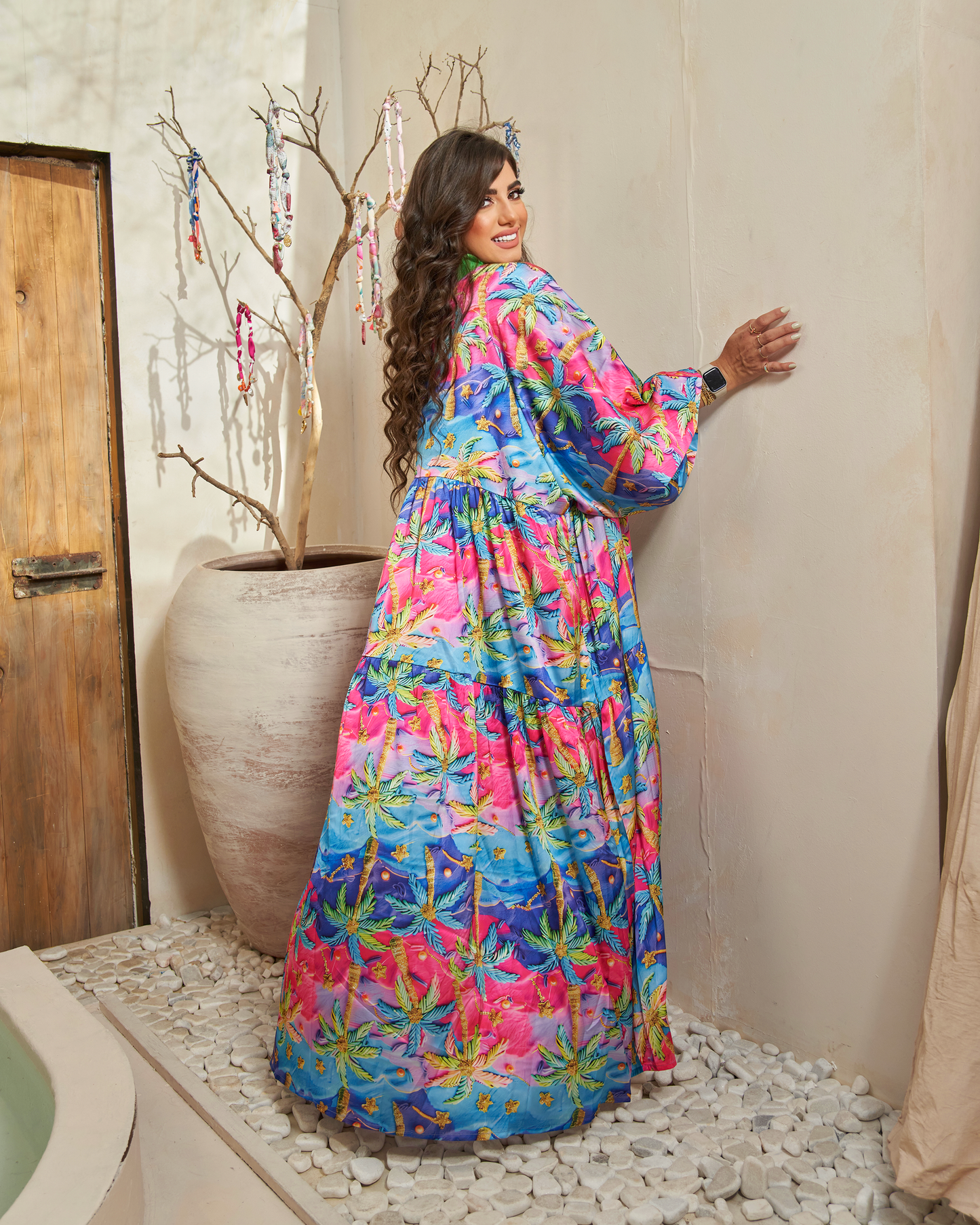 Floral flow dress