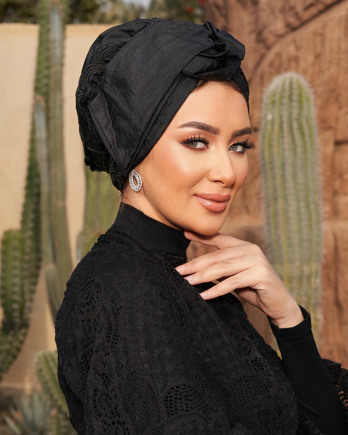 Double bow turban