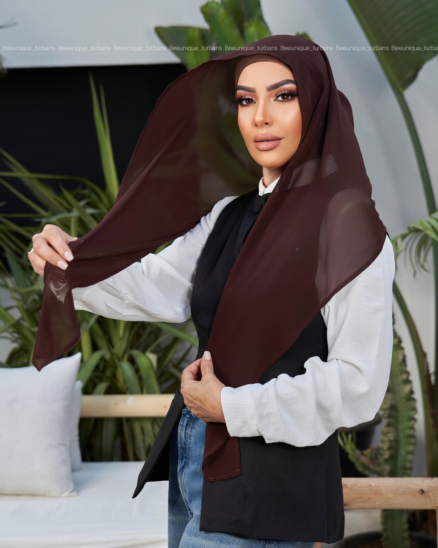Hood scarf
