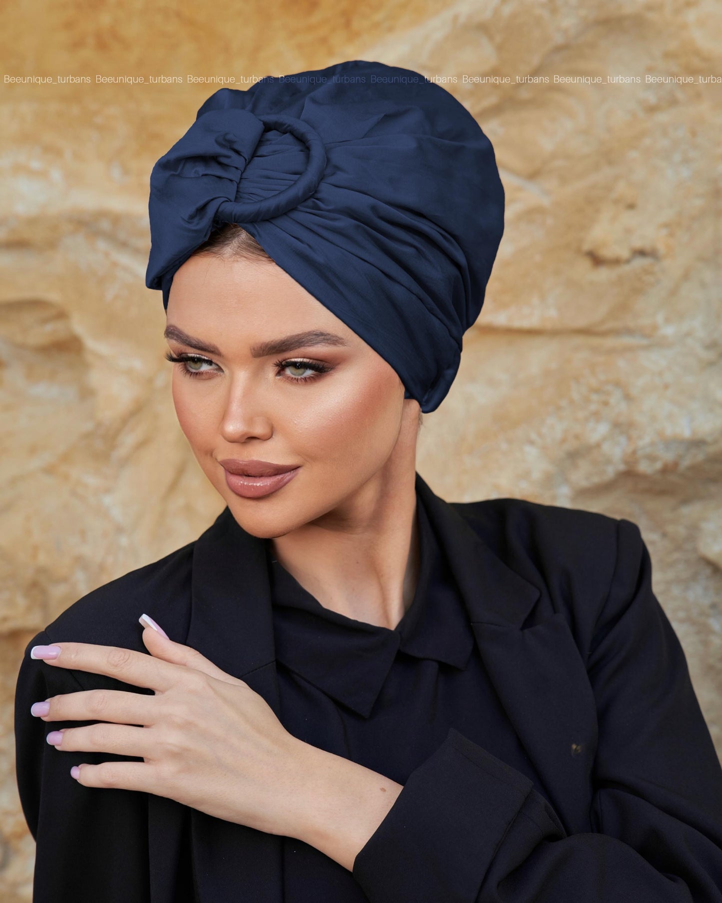 Ring taffeta turban