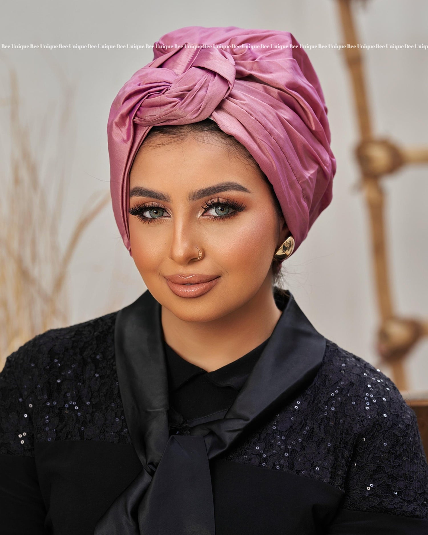 Double bow turban