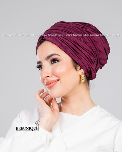 Draped turban