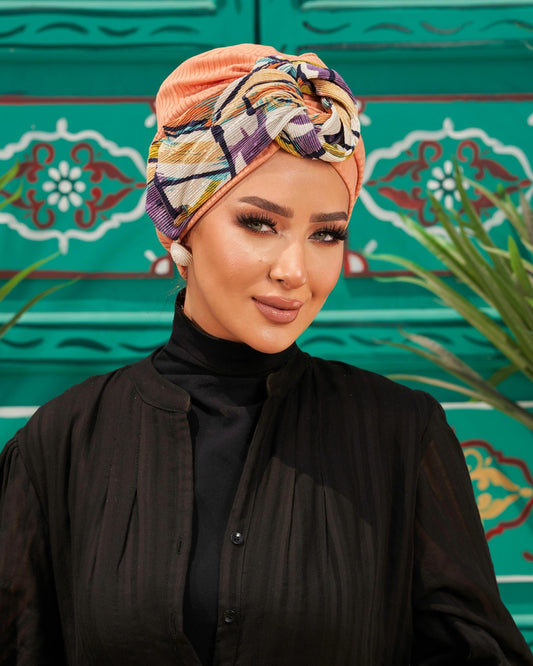 Double bow turban