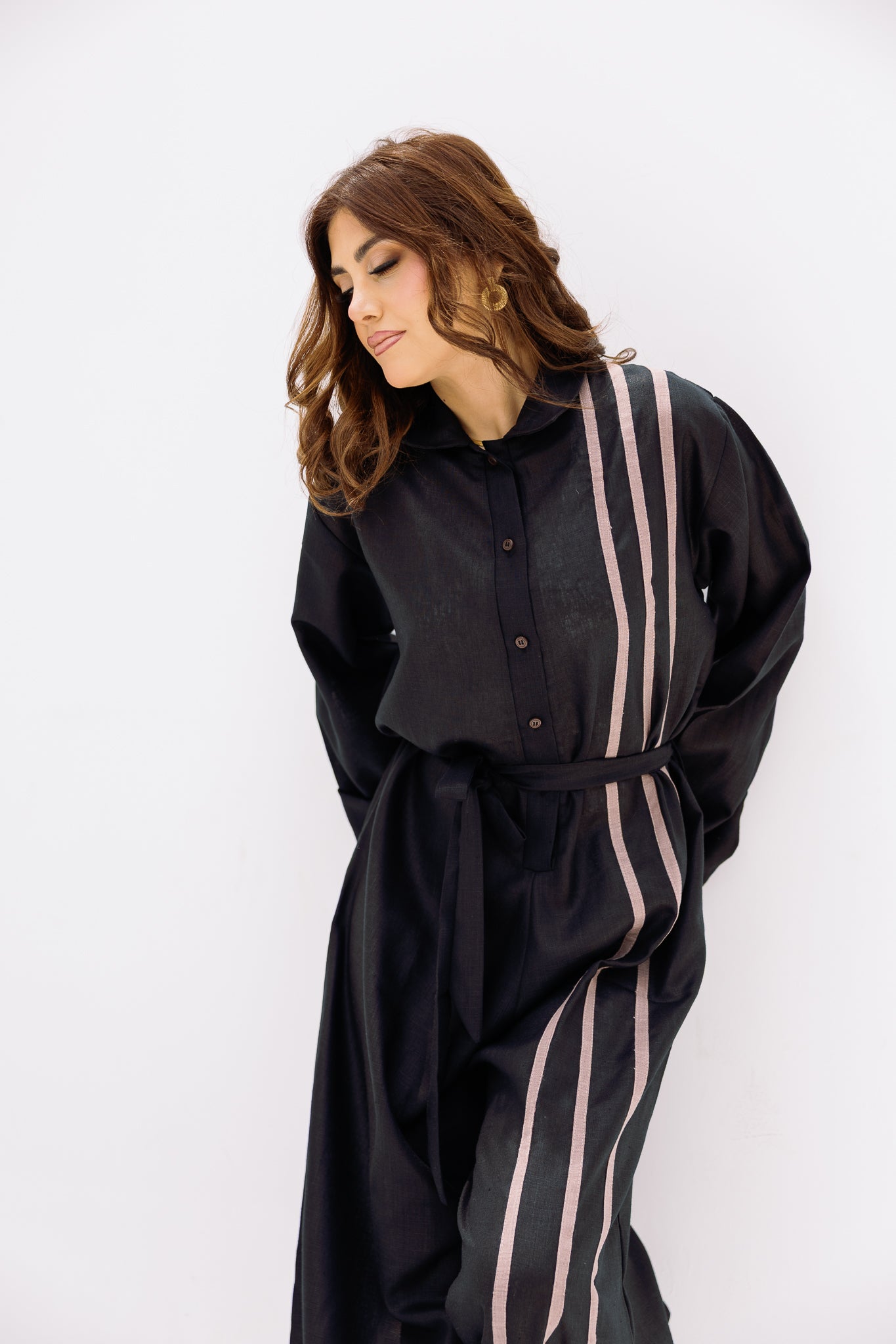 Linen casual jumpsuit