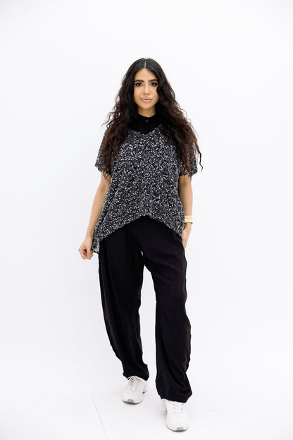 Knit blouse