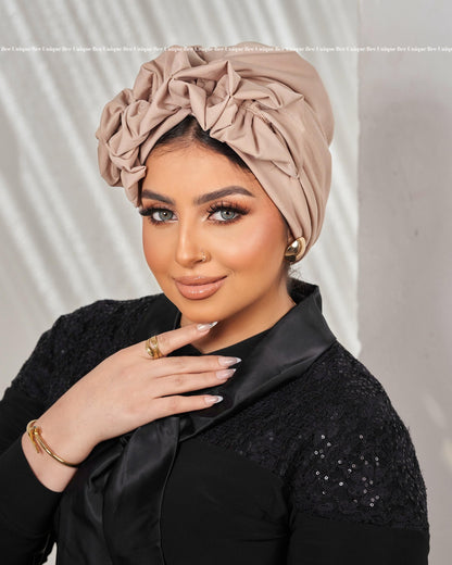 Fluffy Lycra turban