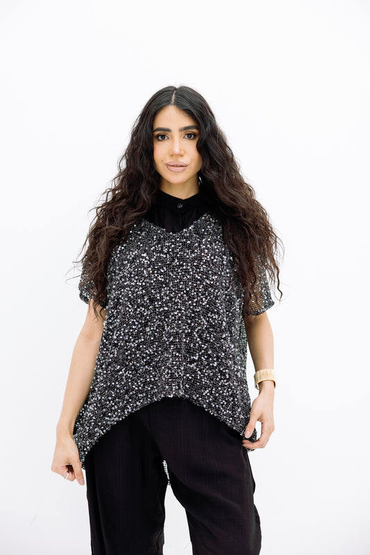 Knit blouse