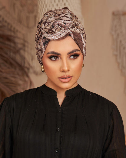 Round wing turban