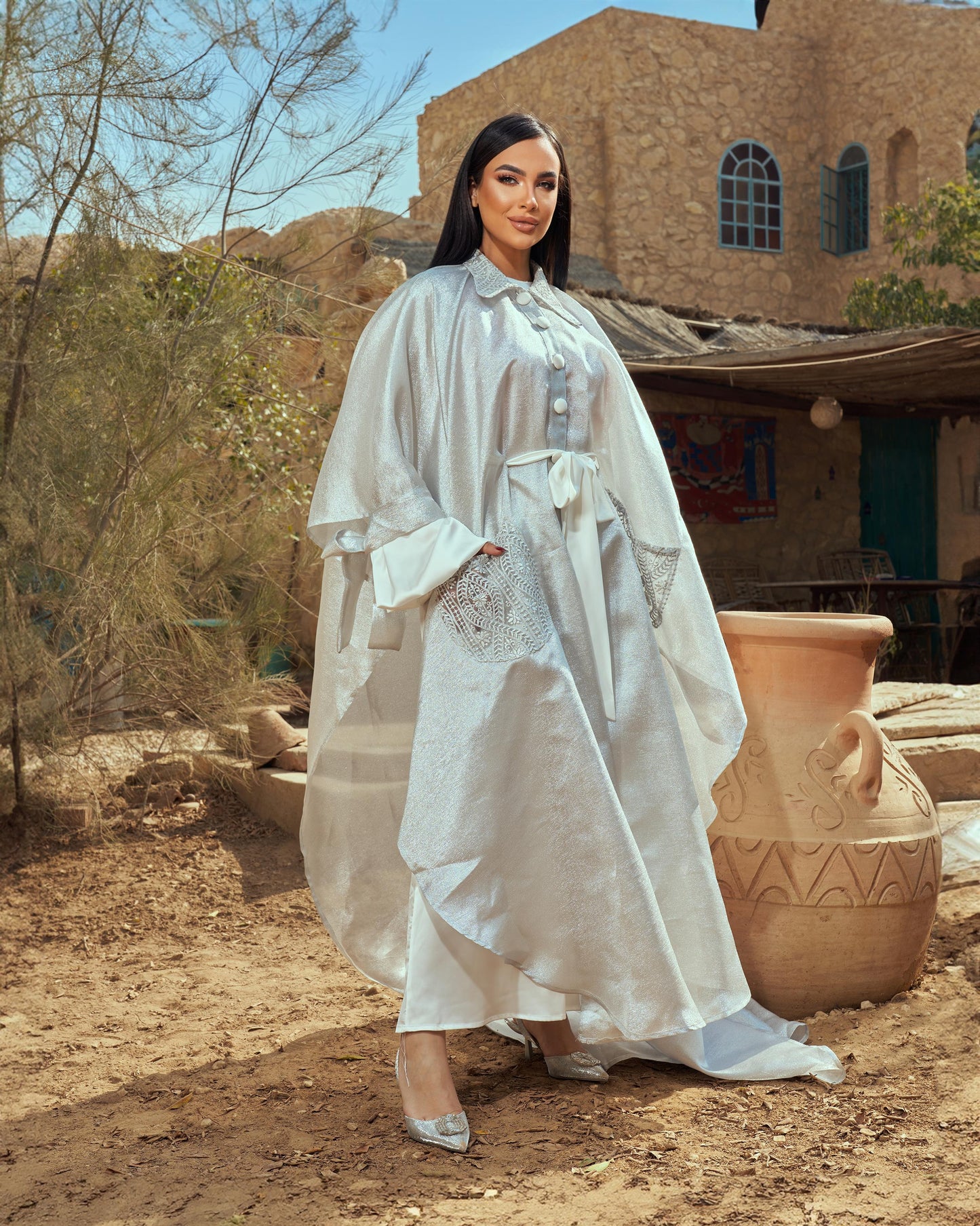 Organza abaya