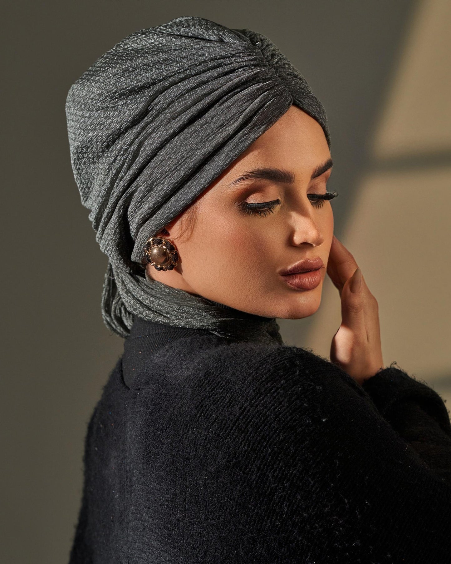 Draped turban
