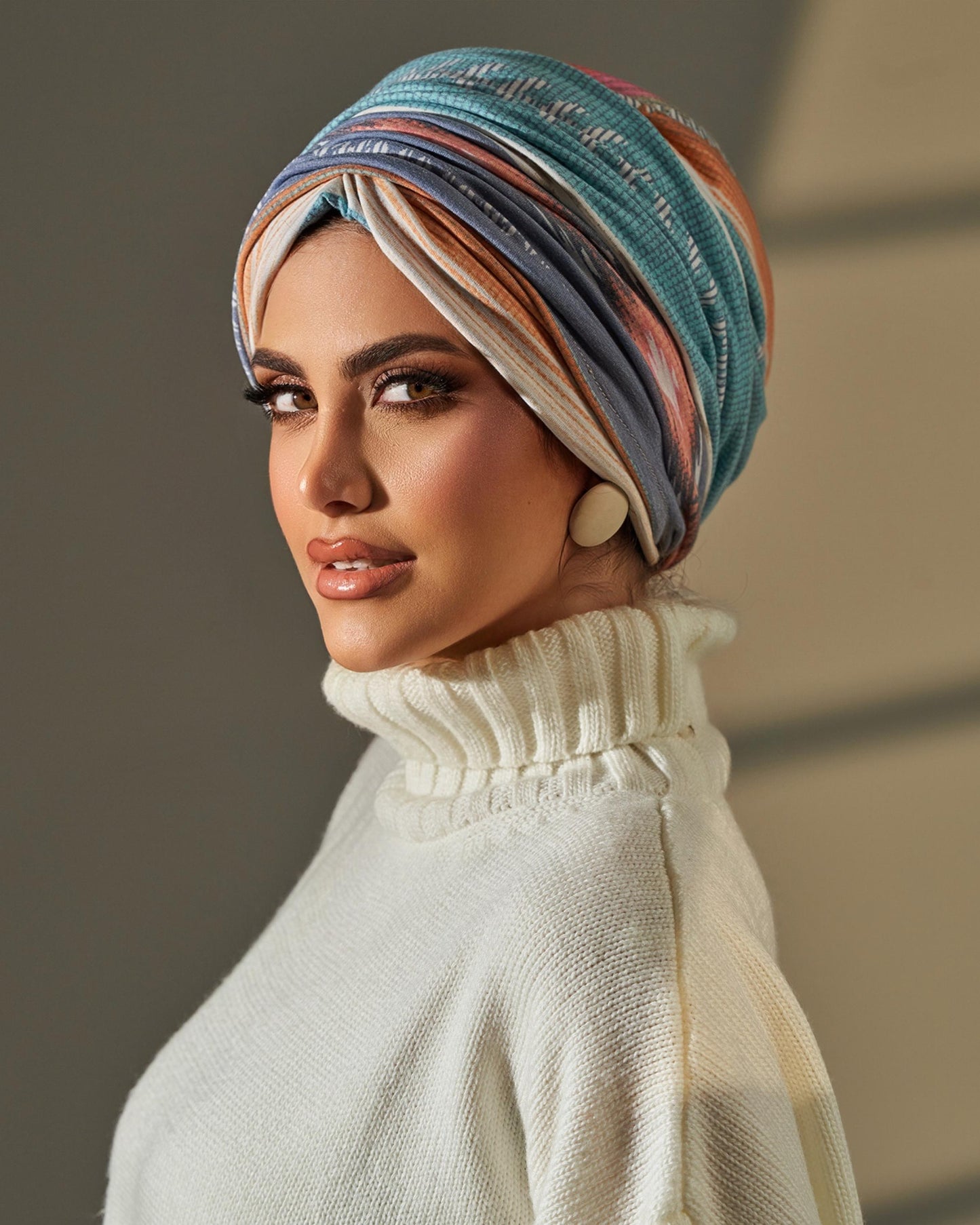 Draped turban