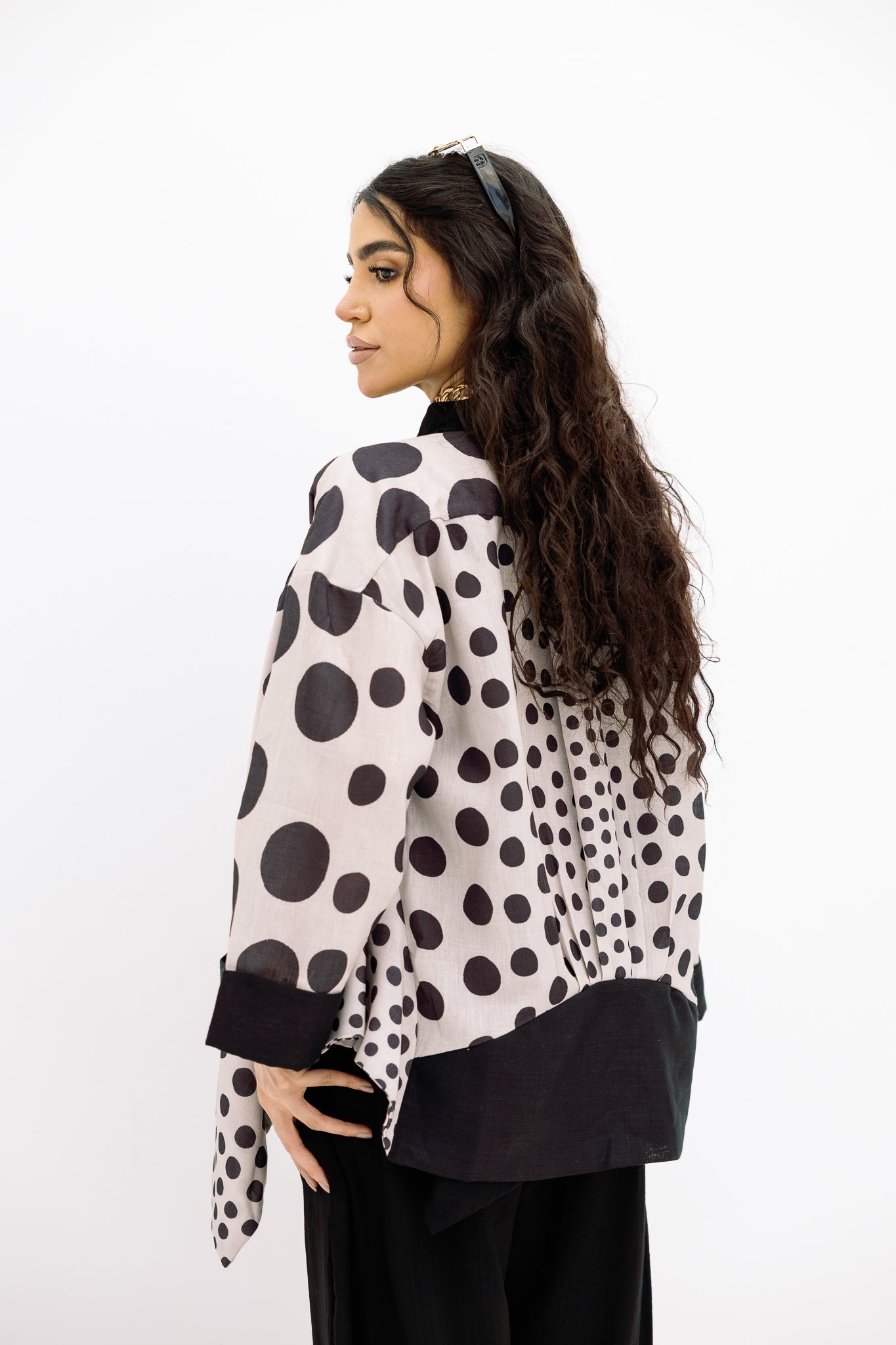 Polka dots cardigan