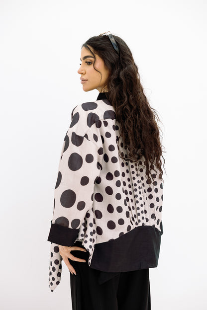 Polka dots cardigan