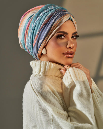 Draped turban