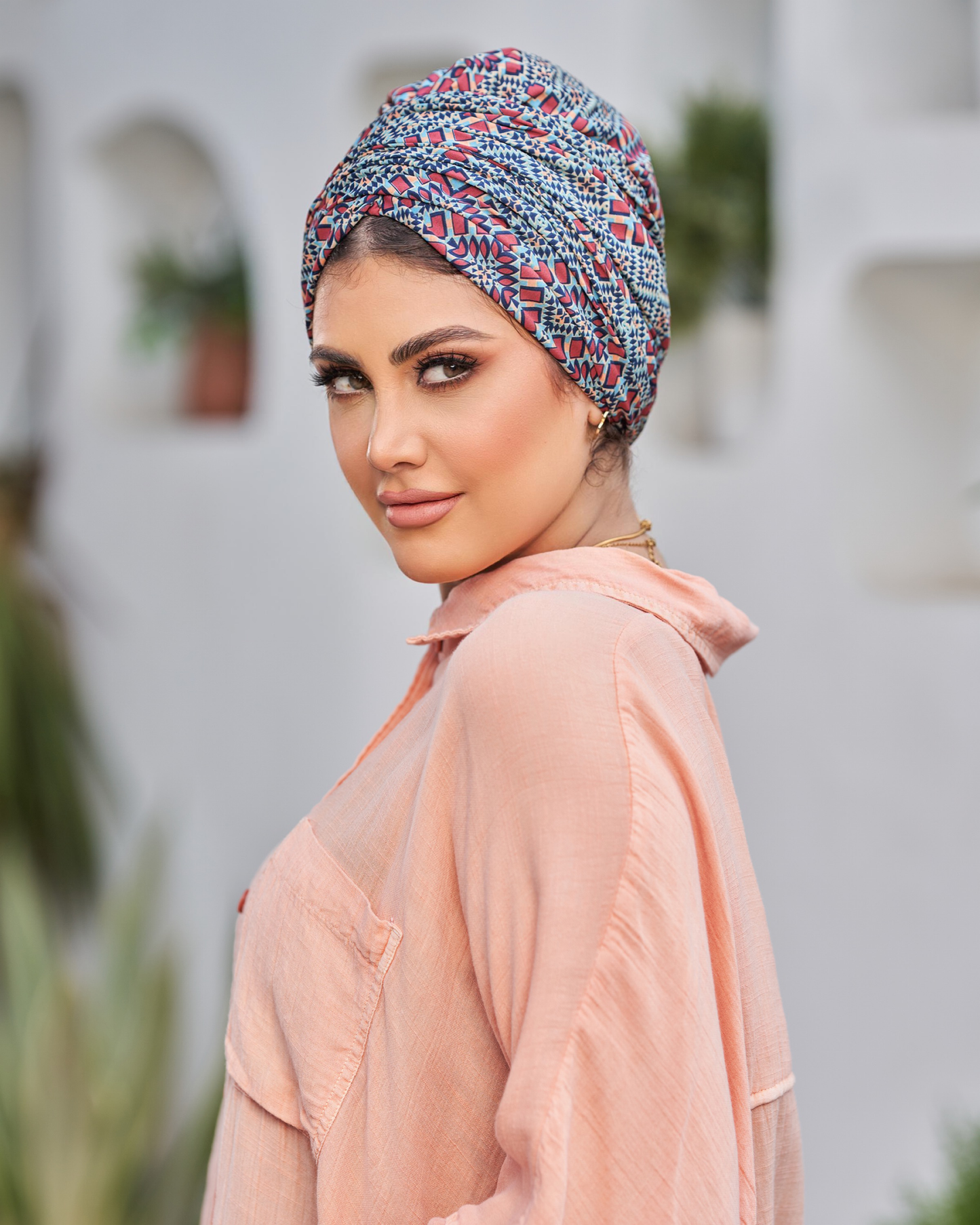 Draped turban