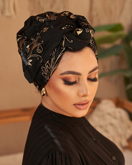 Double bow  turban