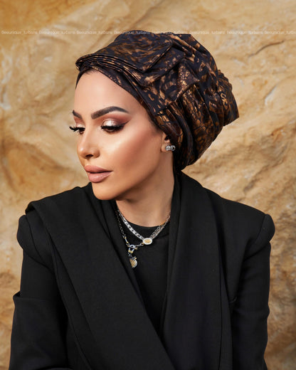 Triple bow turban