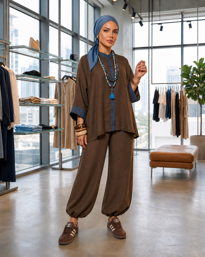 Linen summer suit