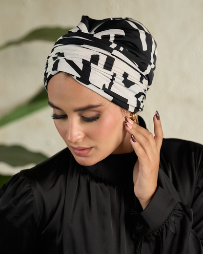 Draped turban