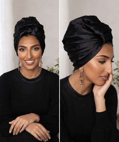 Wire taffeta turban