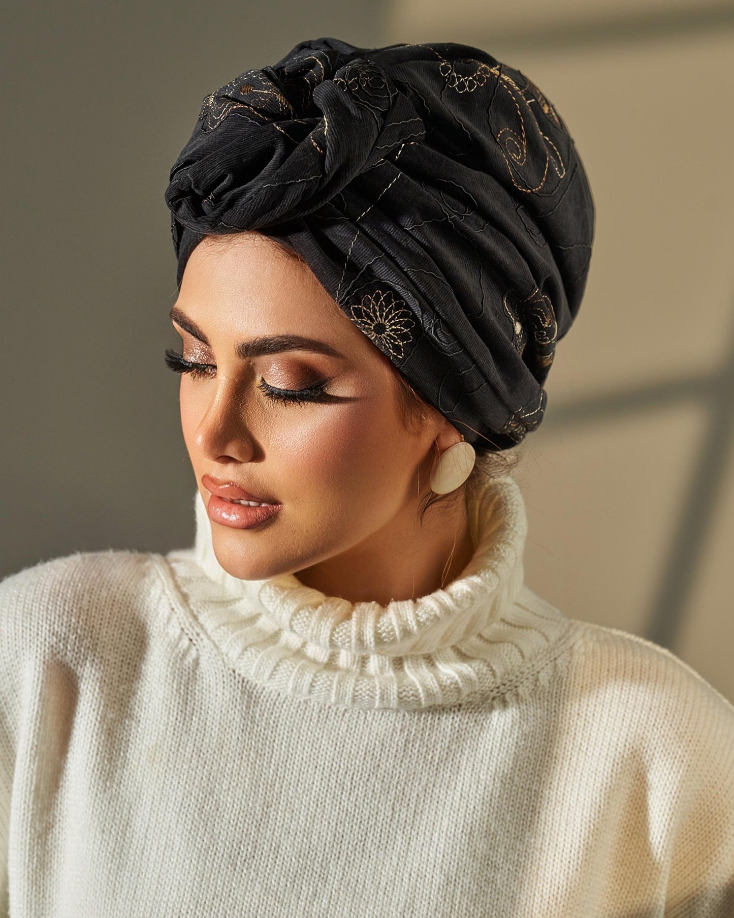 Double bow turban