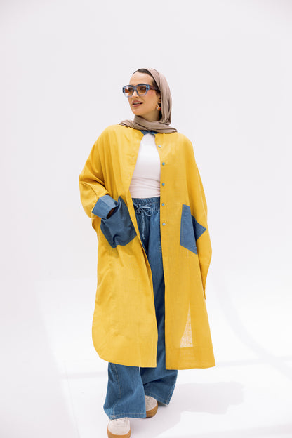 linen long shirt