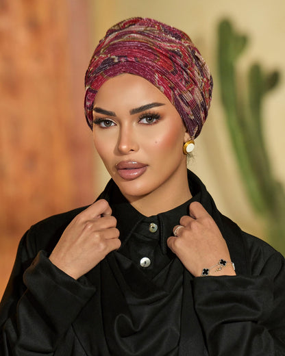 Draped turban