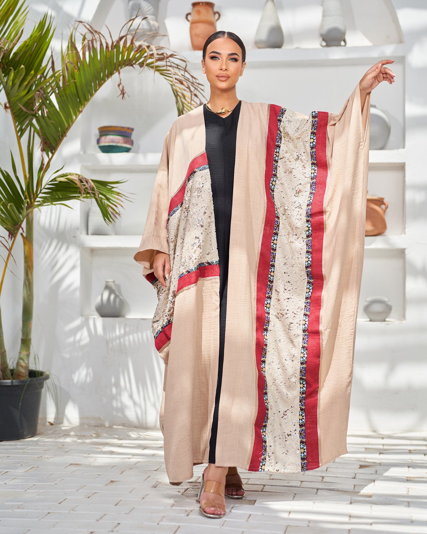 Longline kimono