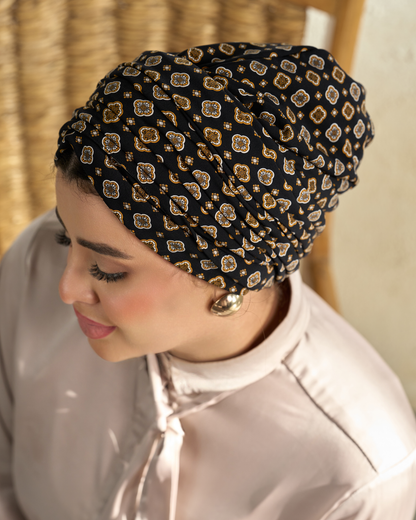 Draped turban
