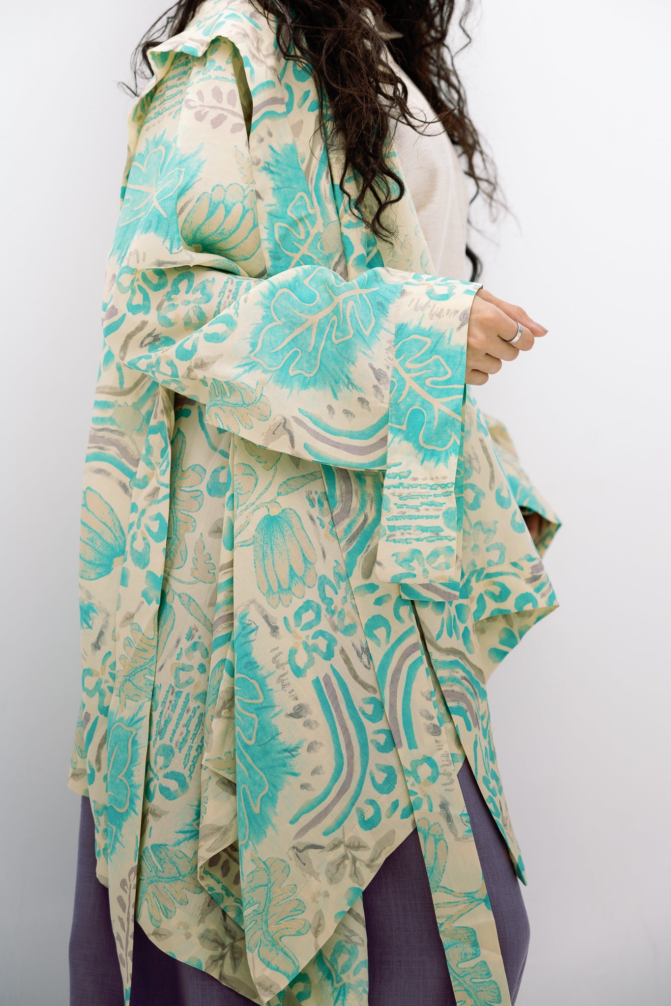 Aqua Bloom Cardigan