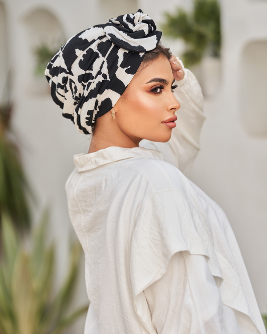 Half wire turban