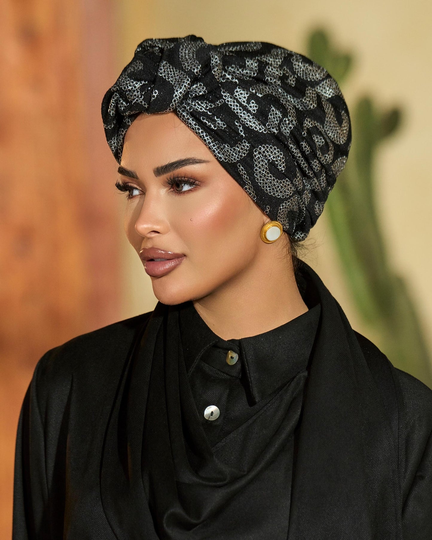 Double bow turban
